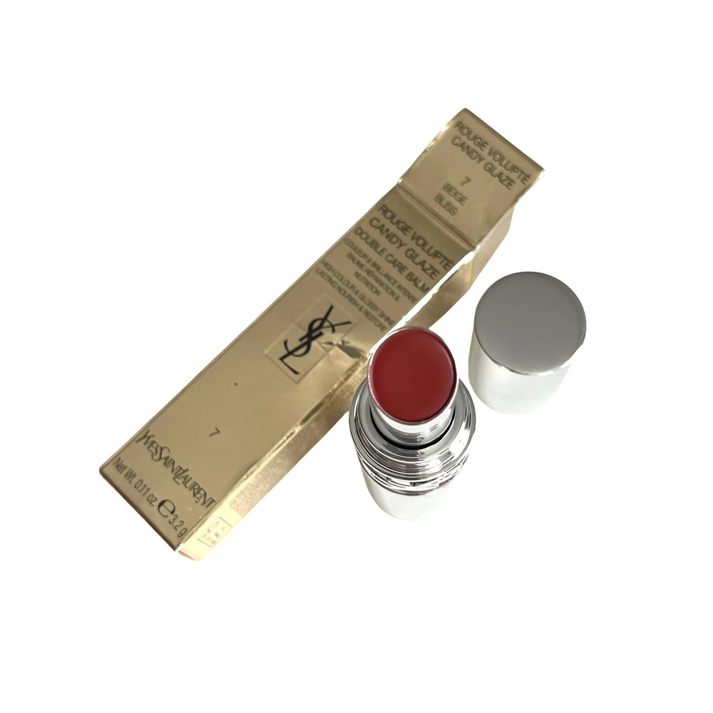 YSL Yves Saint Laurent Rouge Volupte Candy Glaze Double Care Balm 7 BEIGE BLISS